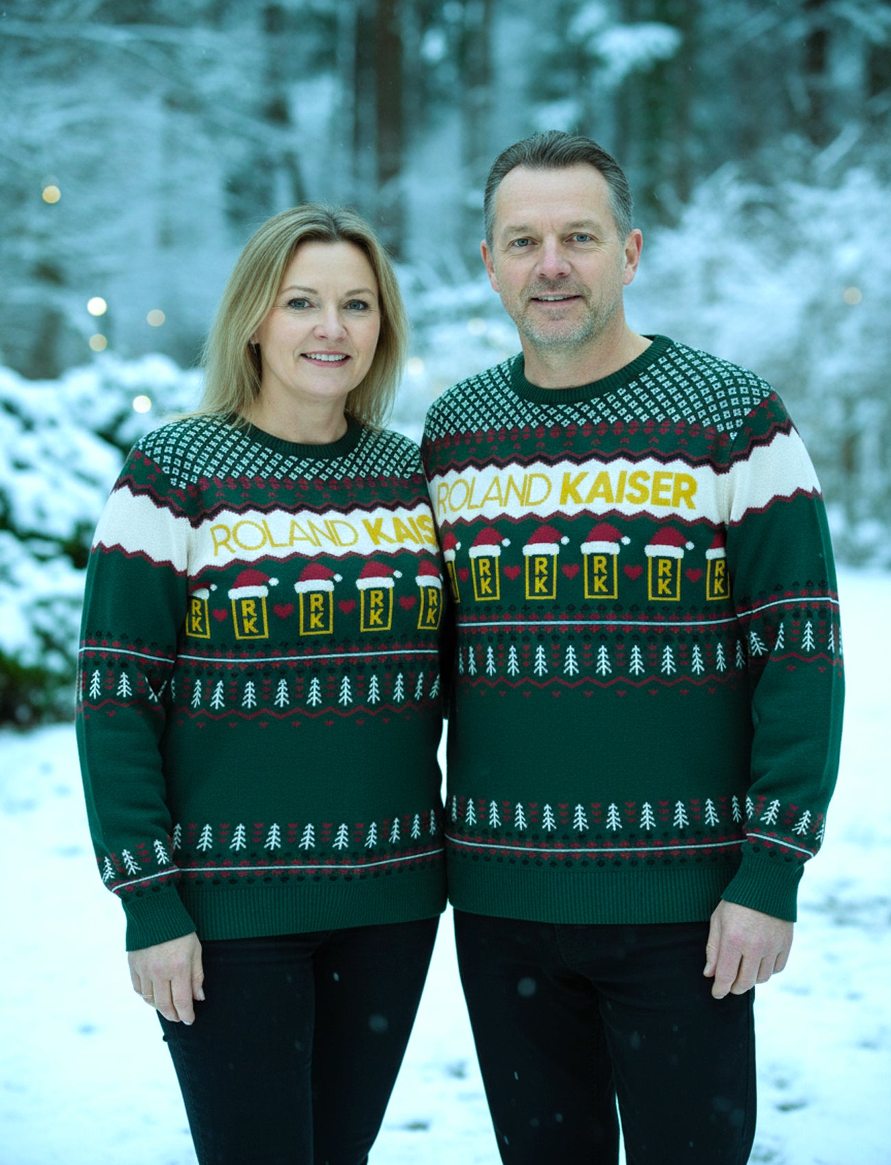 Weihnachtspullover Unisex - Grün