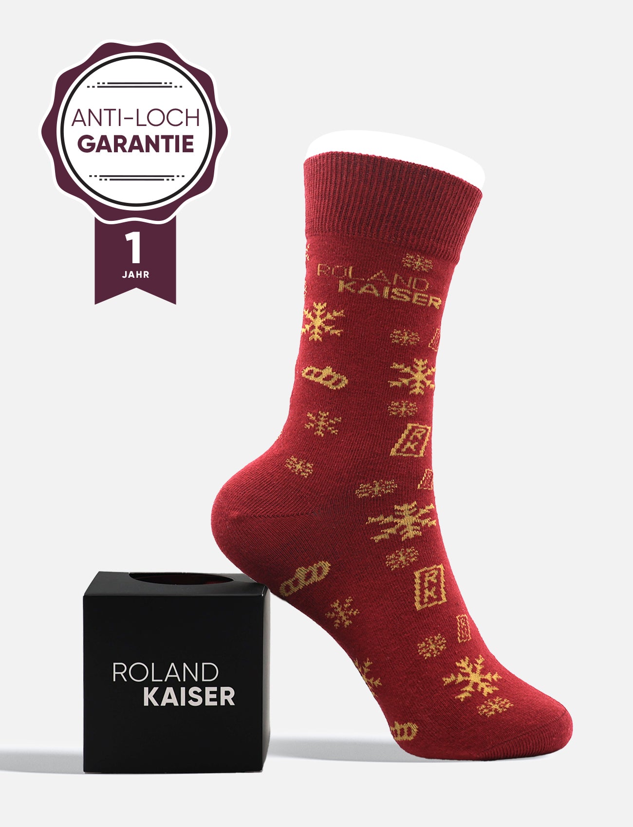Socken Unisex - Weihnachten rot