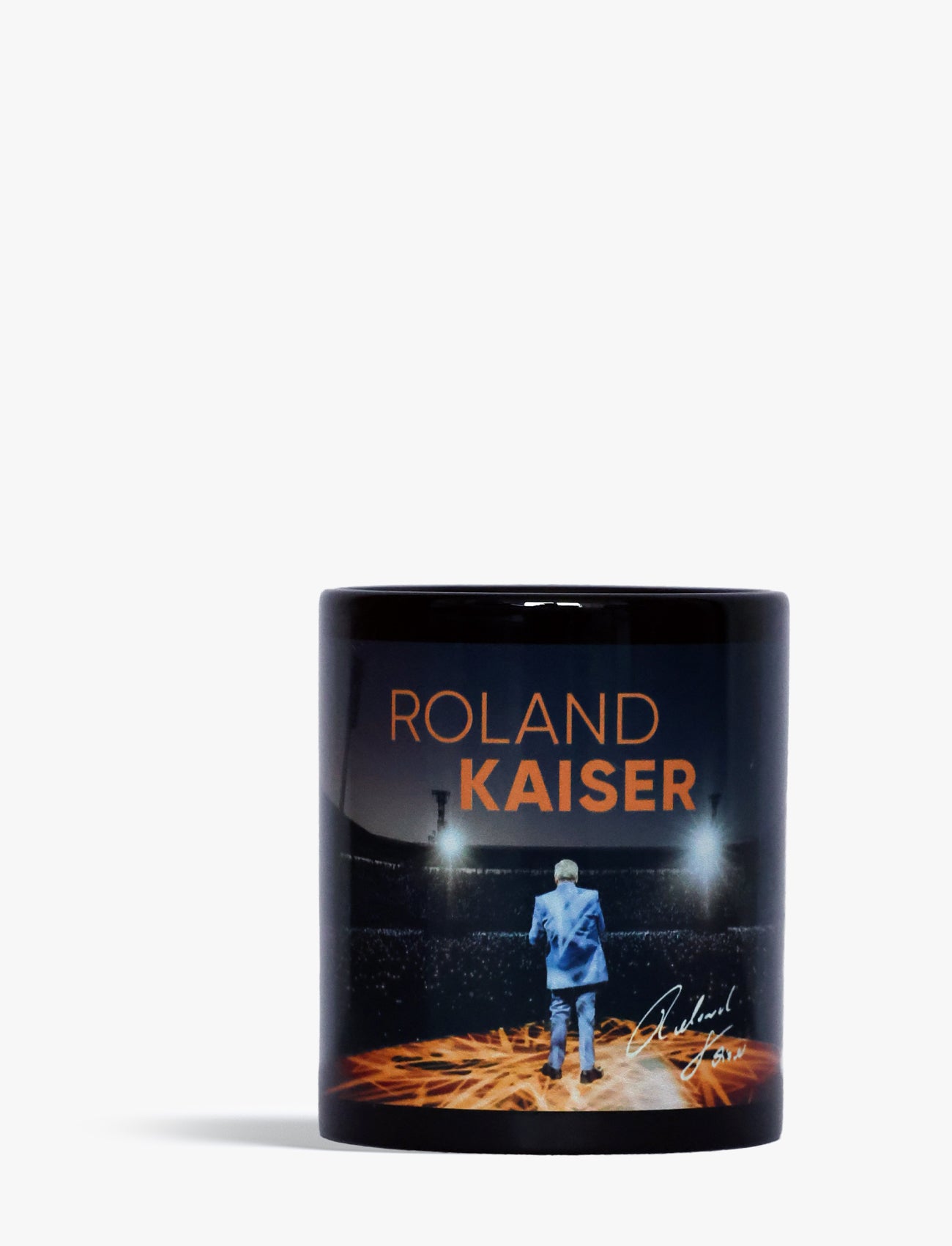 Tasse - Schwarz mit Stadionmotiv