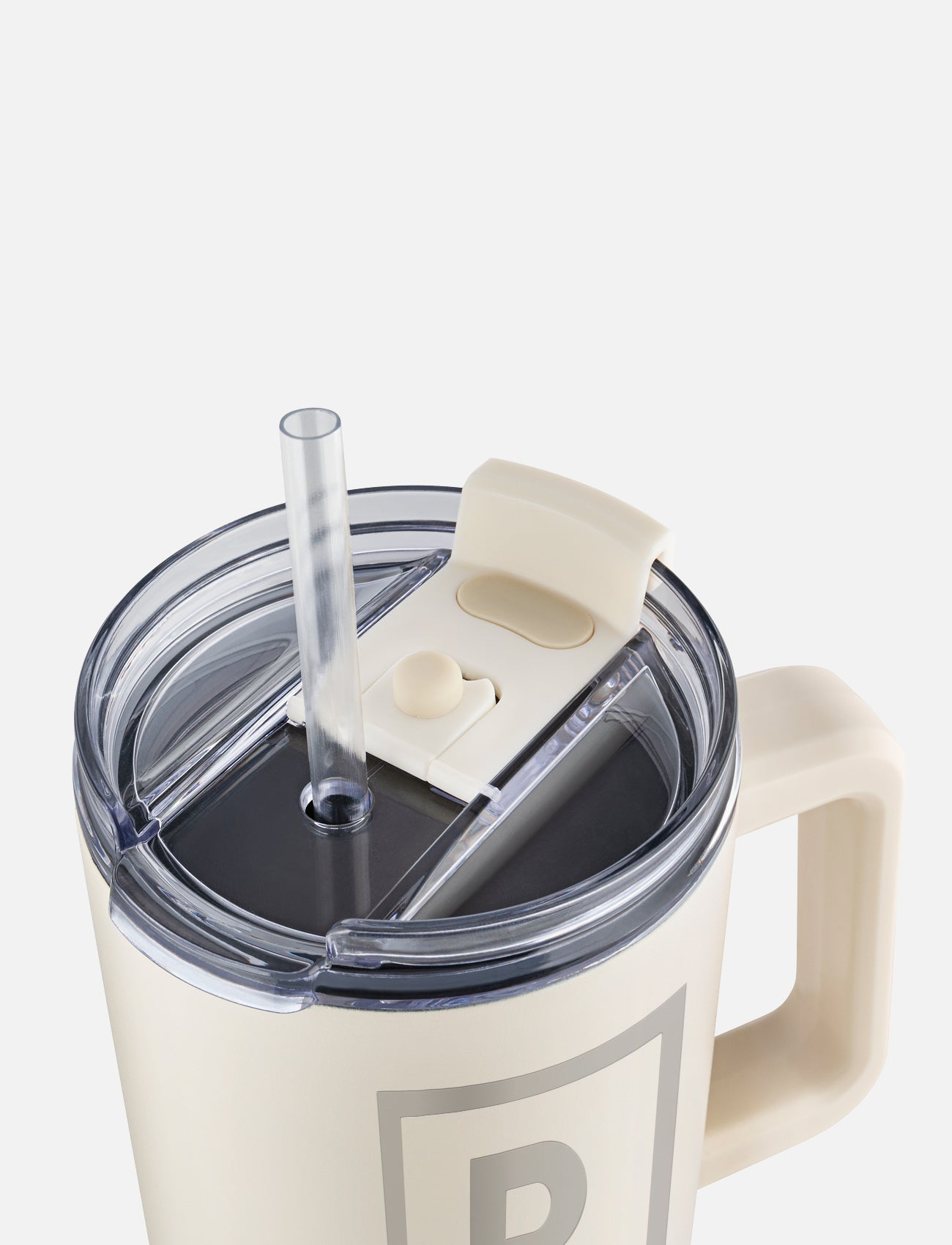 Thermobecher Gravur - Beige - Edelstahl