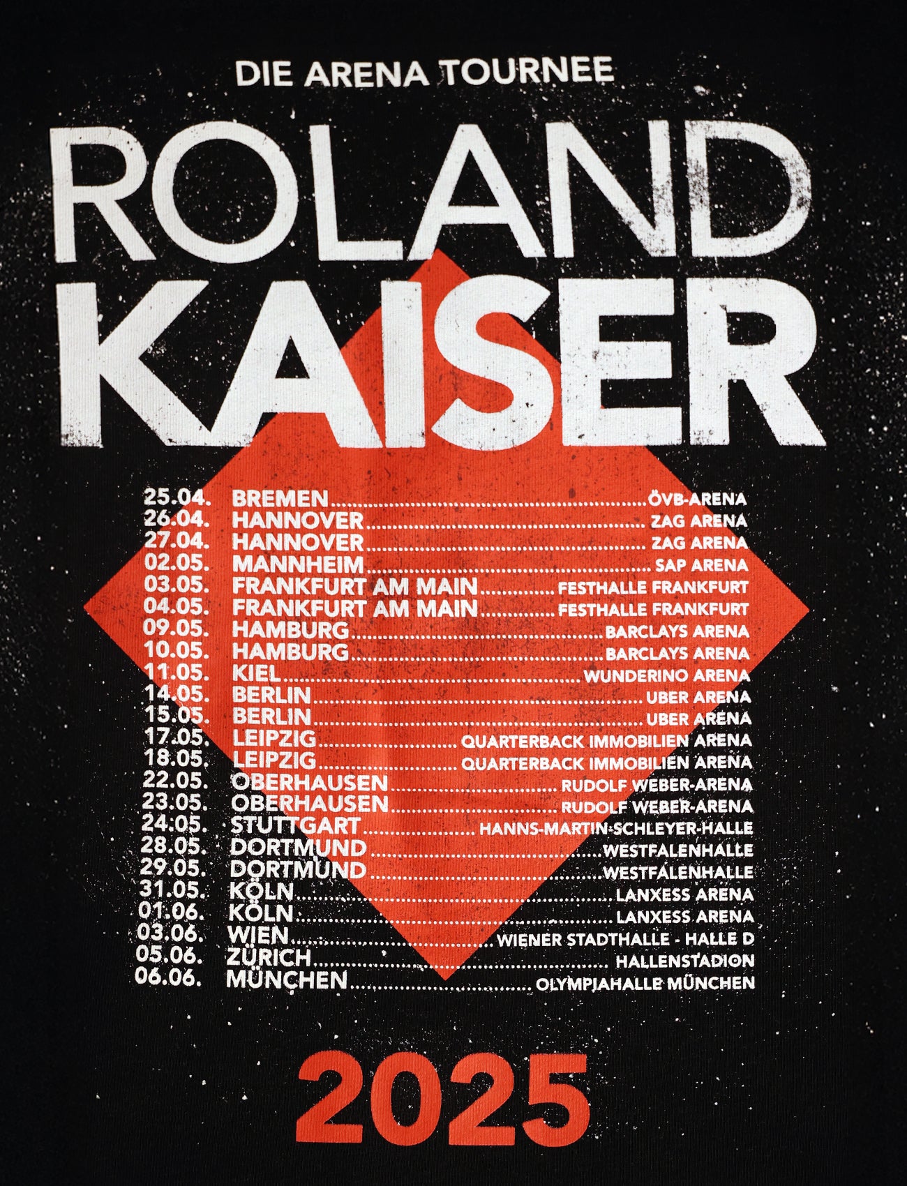 Hoodie Unisex - Arena Tour - schwarz