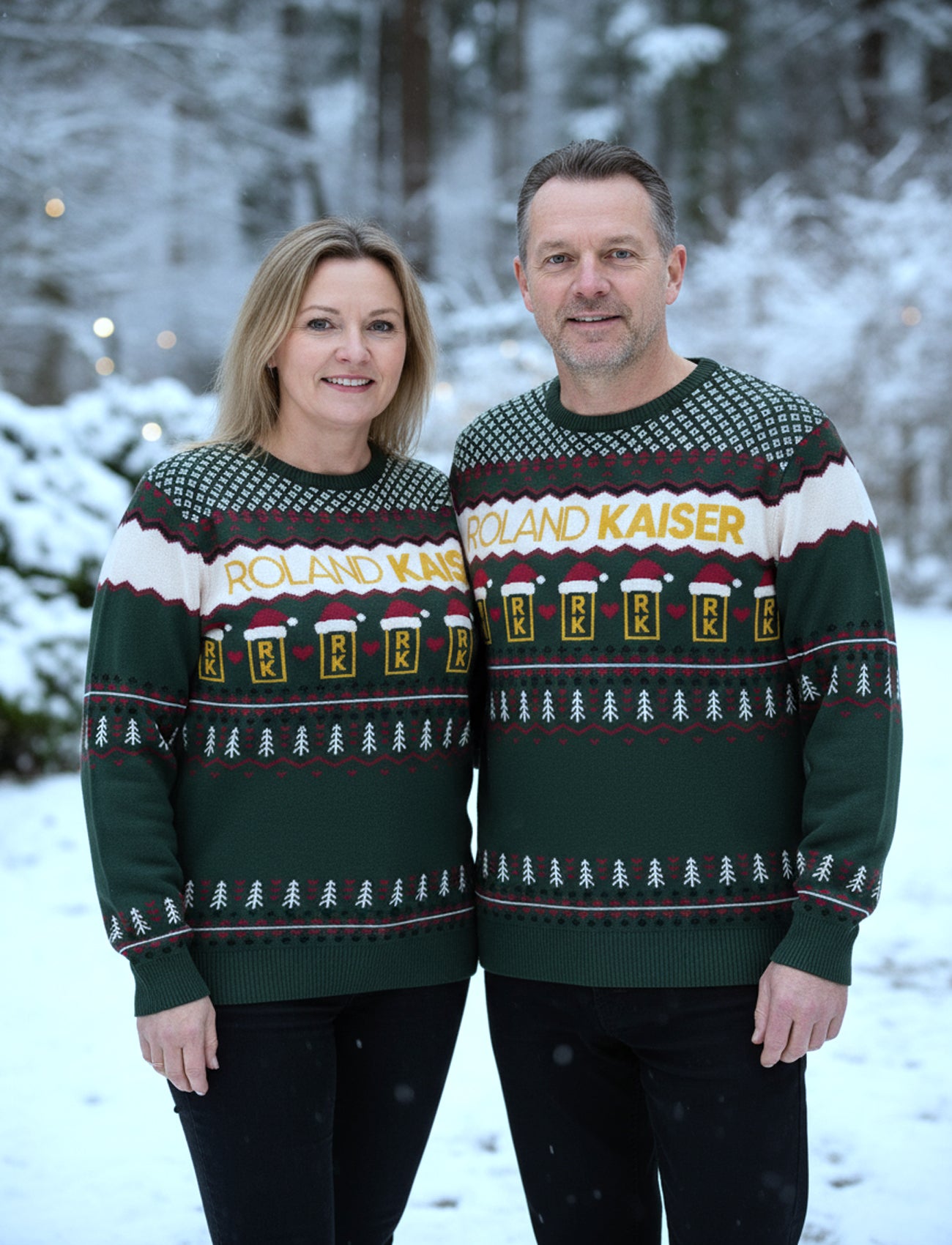 Weihnachtspullover Unisex - Grün