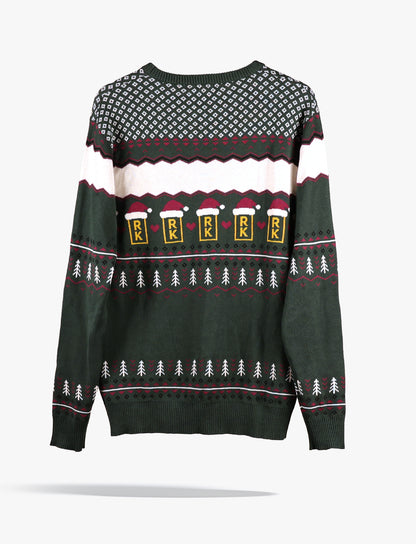 Weihnachtspullover Unisex - Grün