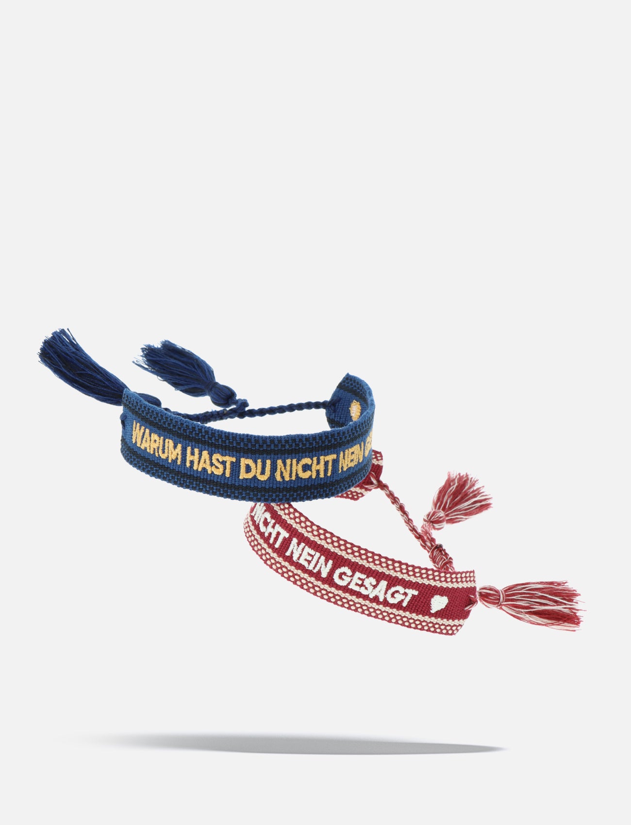 Armband 2er Set - Blau / Rot