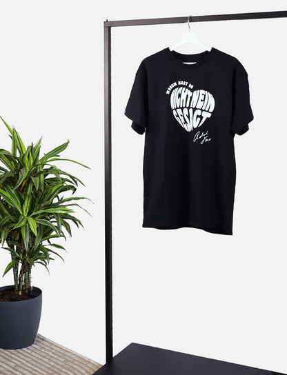 T-Shirt Unisex - Warum hast du nicht nein gesagt - Schwarz