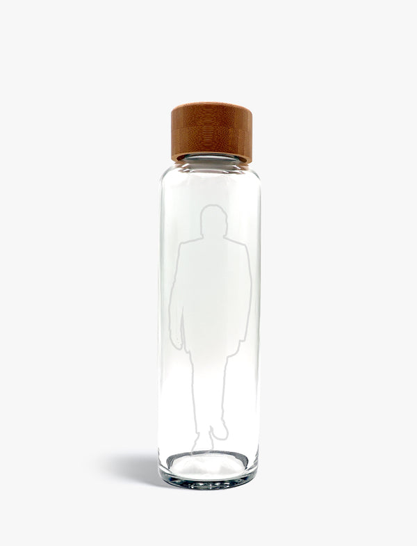 Glas-Trinkflasche - Marathon
