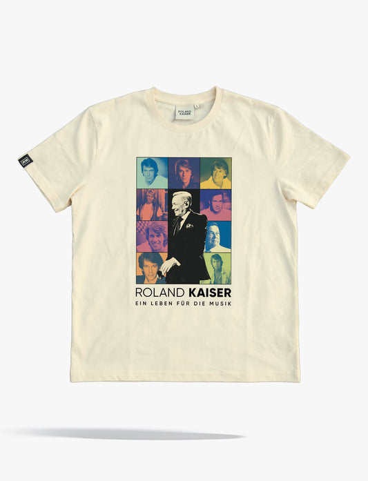 T-Shirt Unisex - Ein Leben für die Musik - Off White