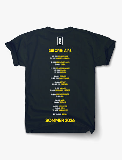 T-Shirt Unisex - Open Air Tour 2026 - schwarz
