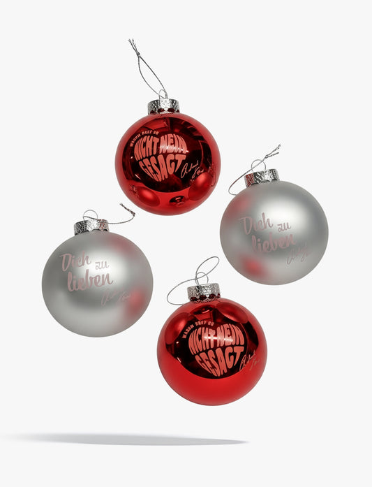 Weihnachtskugeln 4er Set