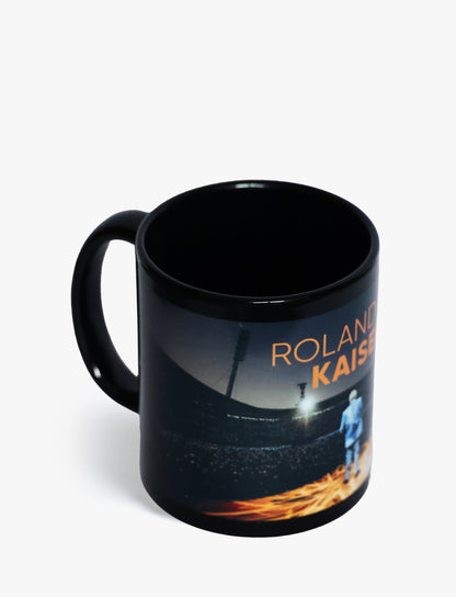 Tasse - Schwarz mit Stadionmotiv