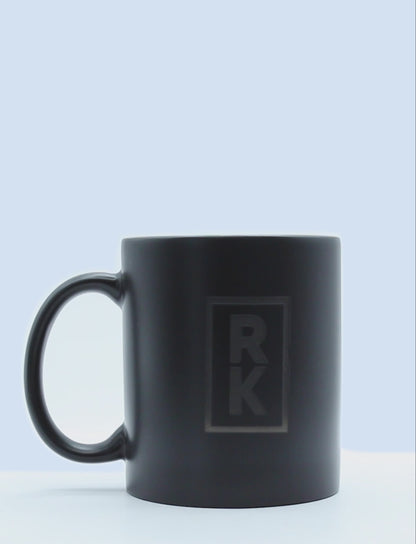 Tasse Gravur - Schwarz mit Farbwechsel